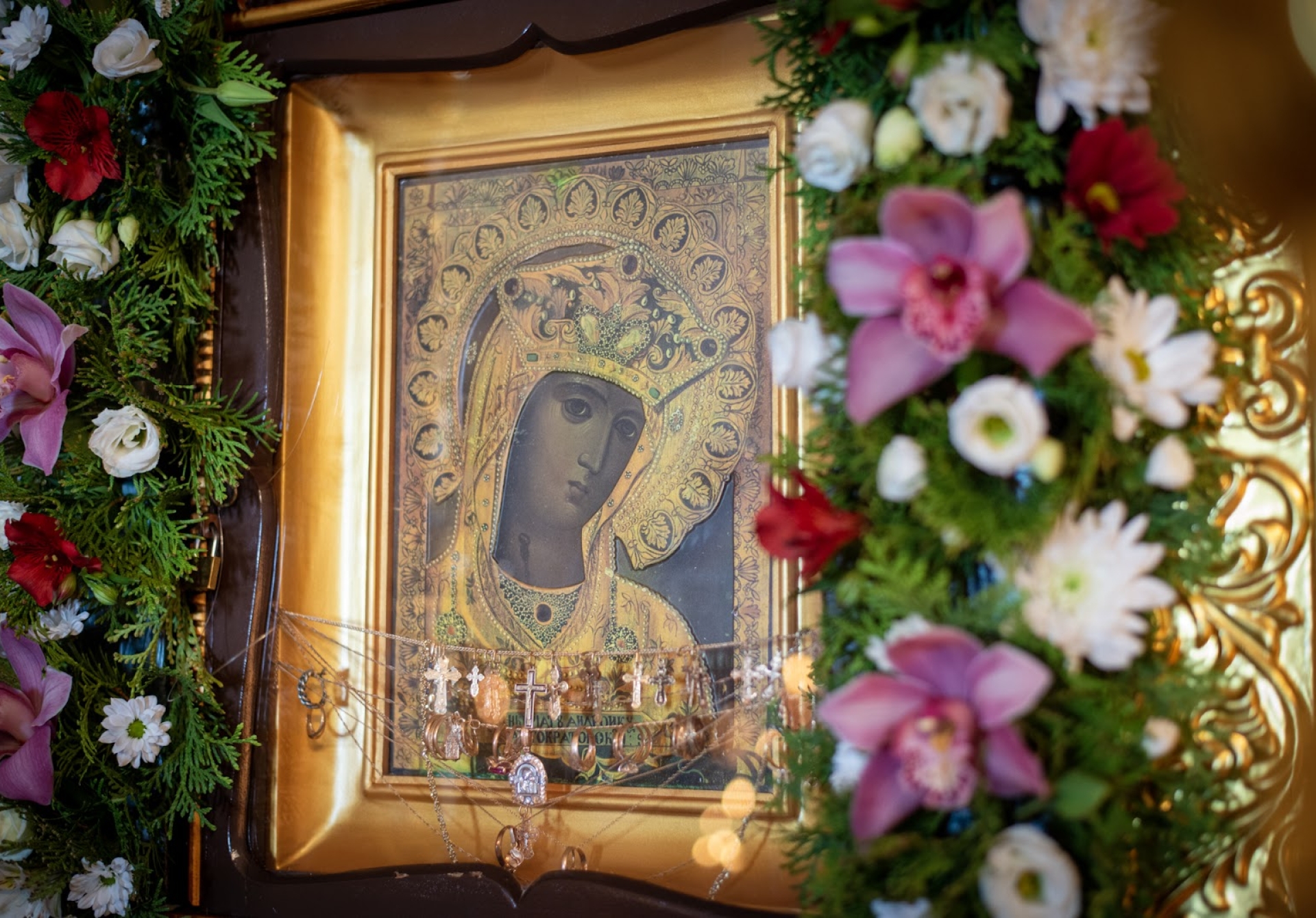 В Феодоровском монастыре молитвенно почтили Андрониковскую икону Пресвятой Богородицы 