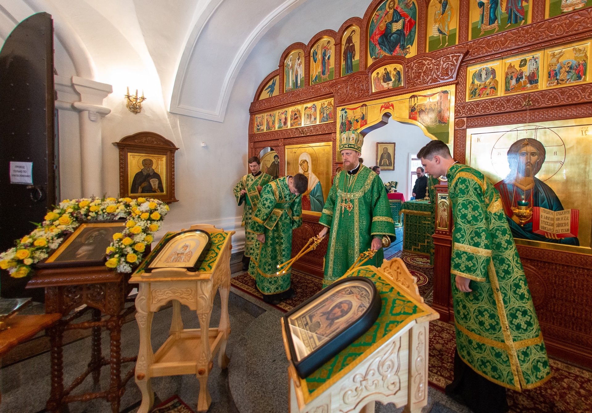 В Феодоровском монастыре молитвенно почтили преподобного Серафима Саровского и торжественно открыли музей святителя Луки